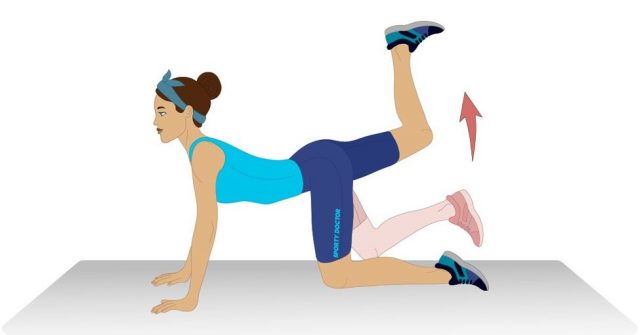 Hip Flexibility Exercises: Single Leg Glute Kicks | The Health Sessions