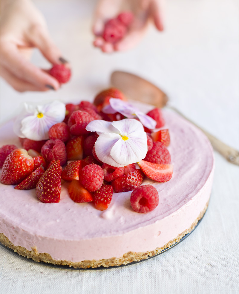 Healthy BBQ Recipes | Pink Cheesecake