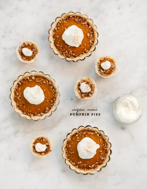 Healthy Desserts - Vegan Pumpkin Pies