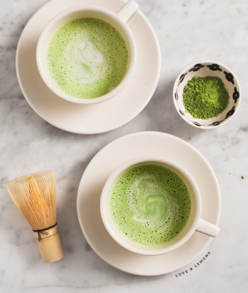 Healthy Easter Brunch - Matcha Coconut Latte