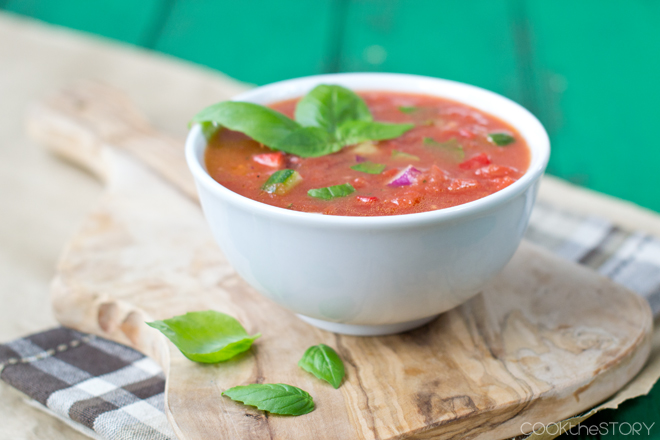 Gazpacho from Cook the Story | How to Effortlessly Make a Healthy Dinner When You're Tired