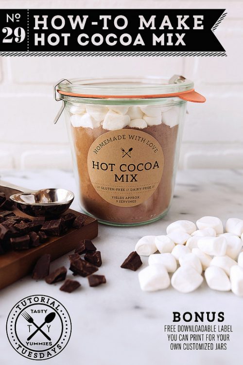Edible Gifts for Healthy Food Lovers: Healthier Hot Cocoa Mix from Tasty Yummies | The Health Sessions