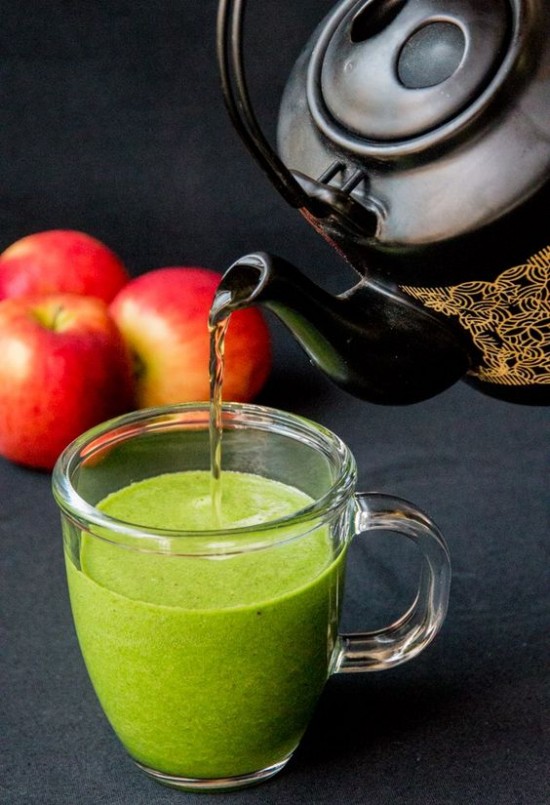 Hot and Healing Drinks: Hot Green Smoothie from Kitchen Sanctuary | The Health Sessions
