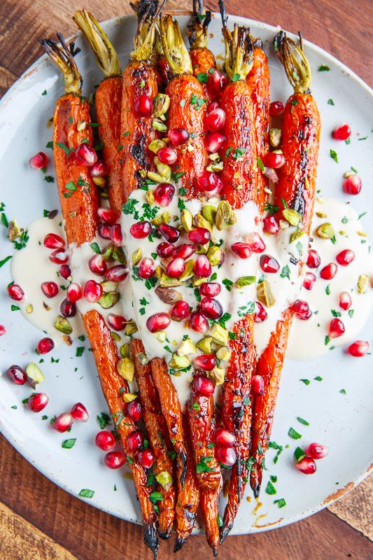 Your Favourite Fall Produce: Maple Roasted Carrots in Tahini Sauce with Pistachios by Closet Cooking | The Health Sessions
