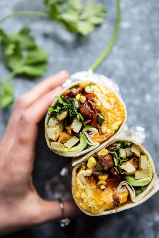 Eat Vegetables with Every Meal: Avocado Breakfast Burrito from Half Baked Harvest | The Health Sessions