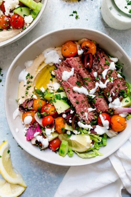 Best Bowl Food: Mediterranean Steak Bowl from The Real Dieticians | The Health Sessions