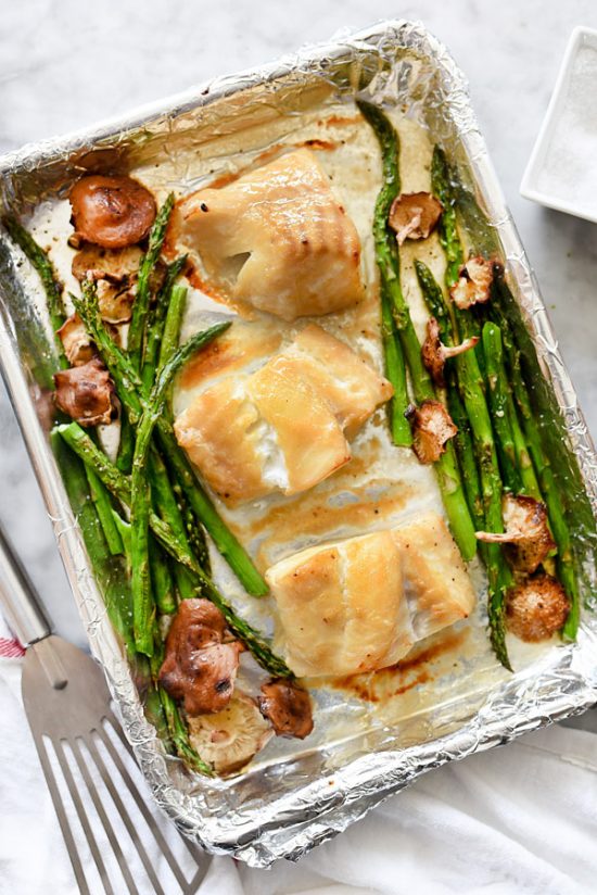 One Tray Meals: Broiled Miso Cod from FoodieCrush | The Health Sessions