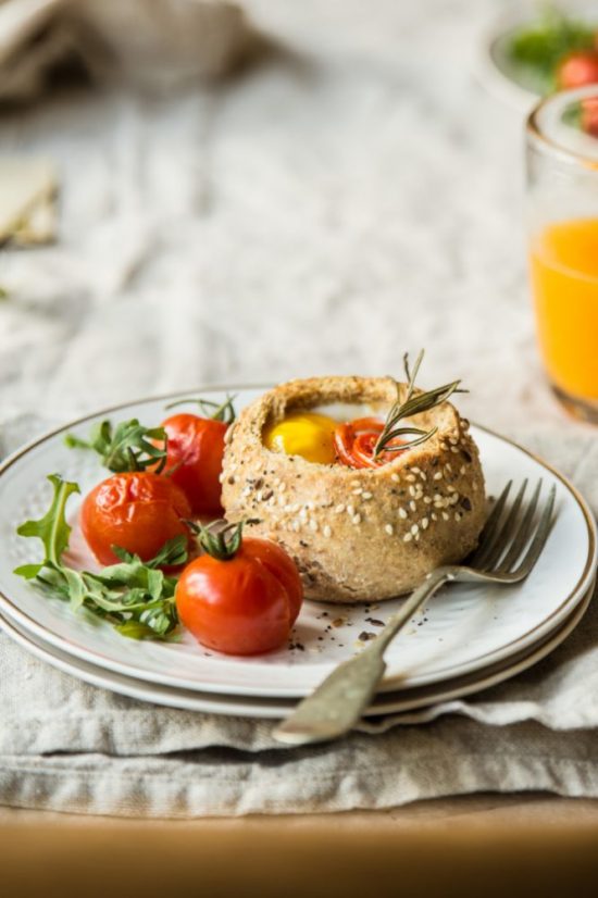 Healthy Brunch Recipes: Breakfast Bread Bowls from Bea's Cookbook | The Health Sessions