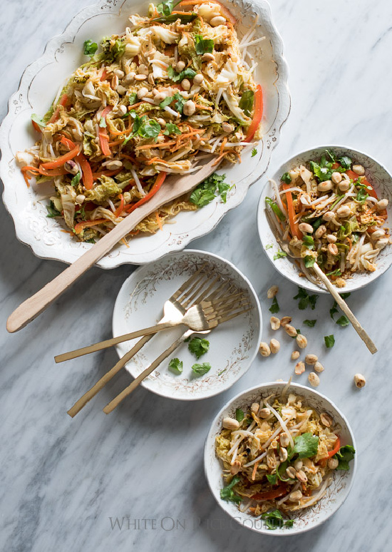 Winter Cabbages Recipes: Vegetabe Pad Thai with Cabbage from White On Rice Couple | The Health Sessions