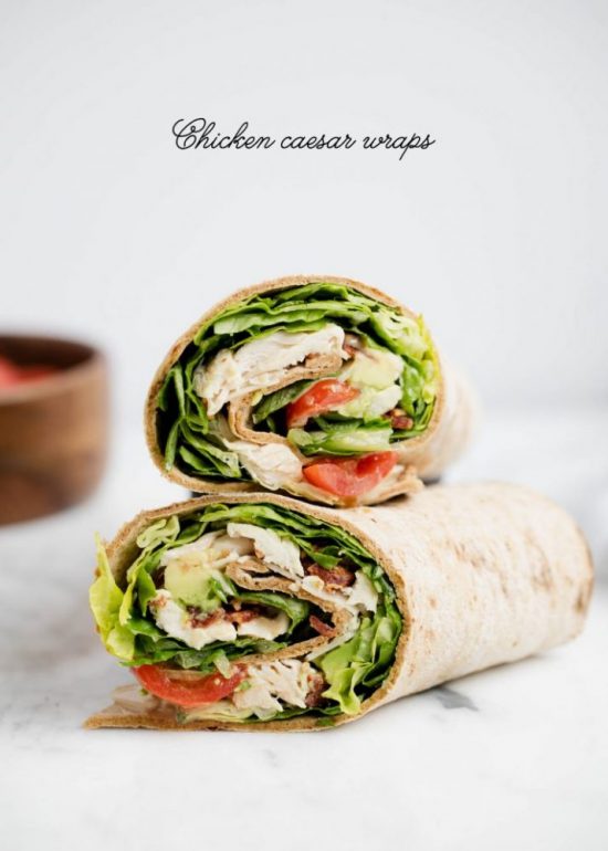 Healthy Picnic: Chicken Caesar Wrap from I Heart Naptime | The Health Sessions