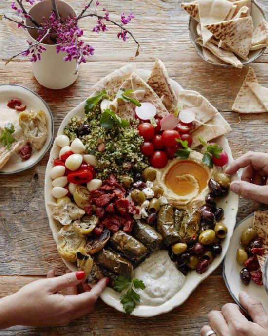 Vibrant Veggie Platters: Vegetarian Mezze Platter from What's Gaby Cooking | The Health Sessions