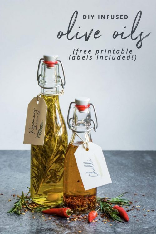 Edible Gifts for Healthy Food Lovers: DIY Infused Oils by Lauren Caris Cooks | The Health Sessions