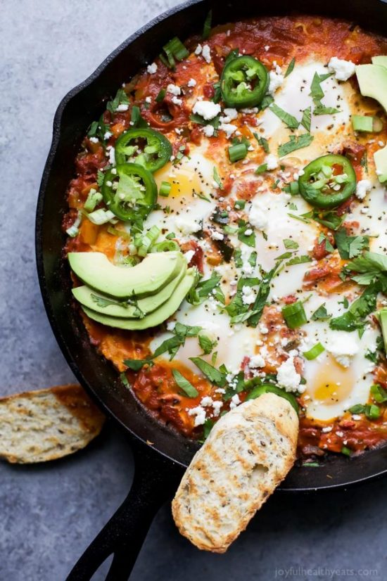 One Pot Dinners: Easy One Pot Mexican Shakshuka from Joyful Healthy Eats | The Health Sessions