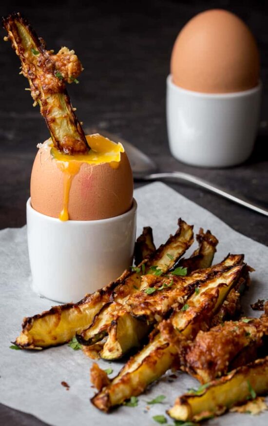 Healthy Egg Dishes: Courgette Fries and Dippy Egg from Kitchen Sanctuary | The Health Sessions