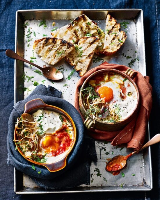 Healthy Egg Dishes: Eggs En Cocotte from Delicious Magazine | The Health Sessions