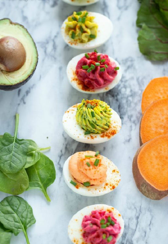 Healthy Egg Dishes: Veggie Deviled Eggs from Super Healthy Kids | The Health Sessions