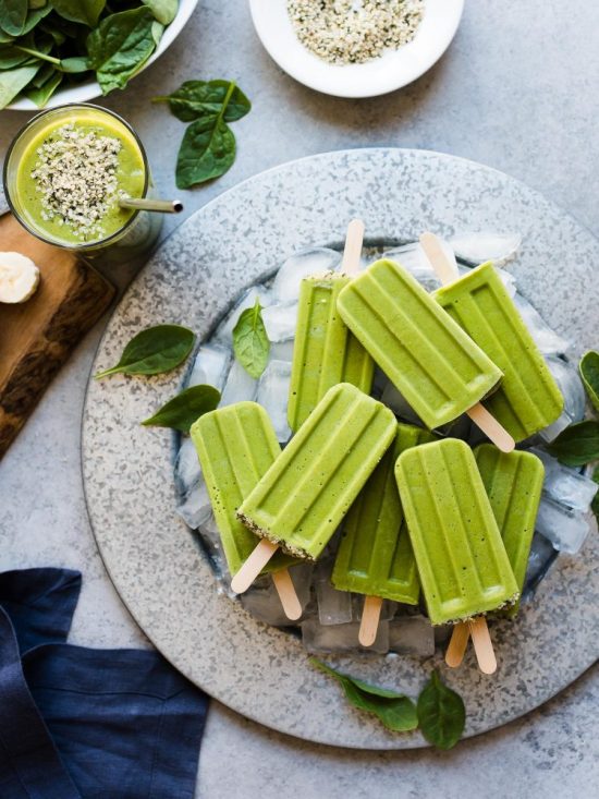 Eat Vegetables with Every Meal: Green Smoothie Popsicles from Kitchen Confidante | The Health Sessions