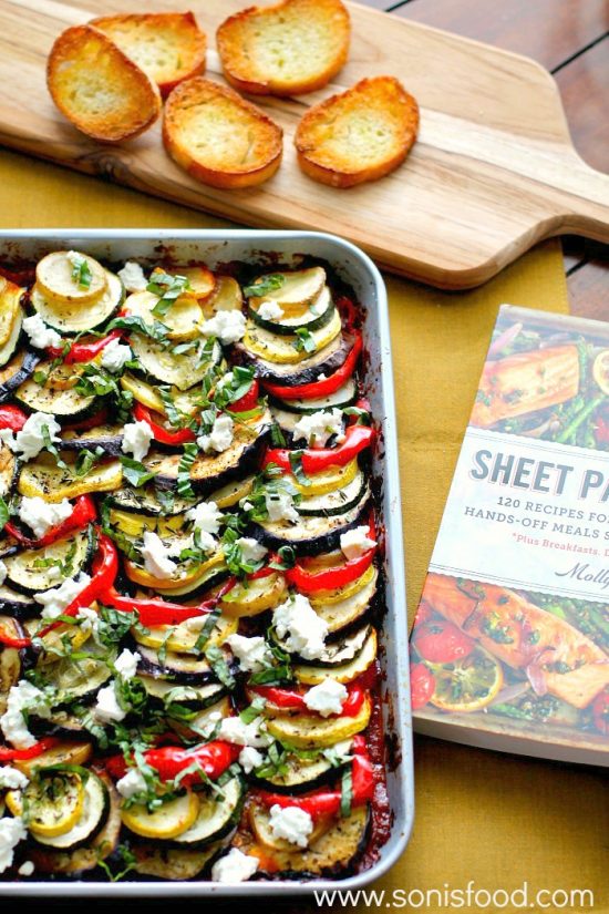 One Tray Meals: Hearty Ratatouille with Goat's Cheese from Soni's Food | The Health Sessions