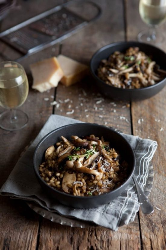 Your Favourite Fall Produce: Mushroom and Barley 'Risotto' from Drizzle and Dip | The Health Sessions