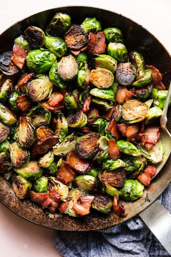 Jazz Up Your Veggies: Maple Bacon Brussels Sprouts from The Modern Proper | The Health Sessions