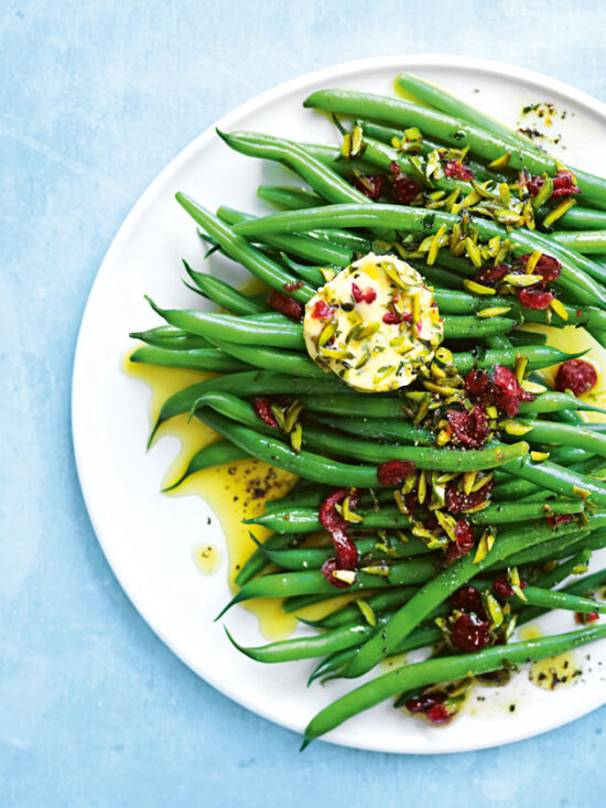 Jazz Up Your Veggies: Green Beans with Pistachio Orange and Cranberry Butter from Donna Hay | The Health Sessions