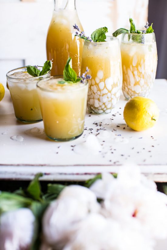 12 Refreshing Summer Drinks: Lavender Basil Lemonade from Half Baked Harvest | The Health Session