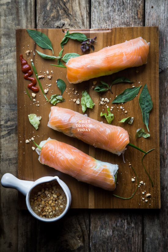 No-Cook Recipes: Smoked Salmon Fresh Spring Rolls from What to Cook Today | The Health Sessions