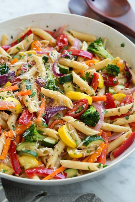 Light Pasta Recipes: Pasta Primavera from Cooking Classy | The Health Sessions