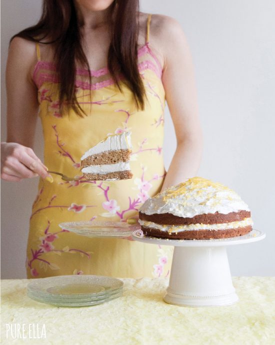 Healthy Birthday Cakes: Coconut Lemon Cake from Pure Ella | The Health Sessions