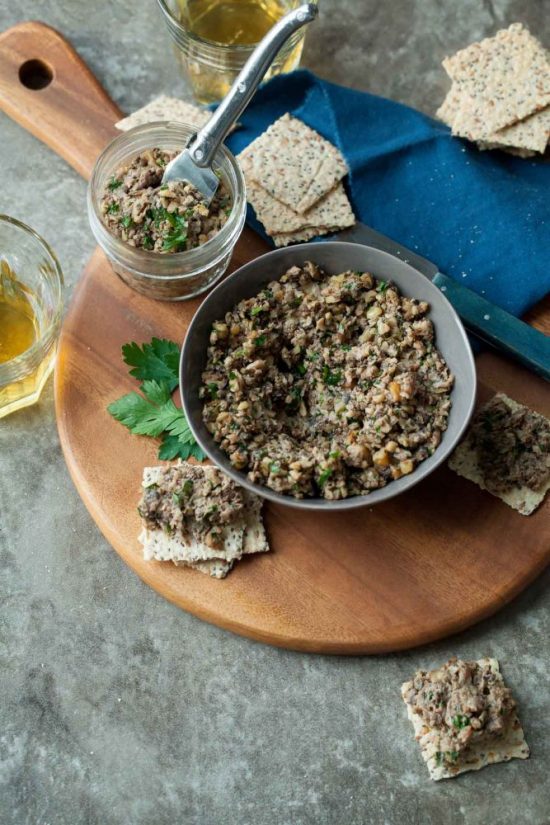 Medicinal Mushroom Recipes: Roasted Mixed Mushroom Pate from gourmandeinthekitchen.com | The Health Sessions