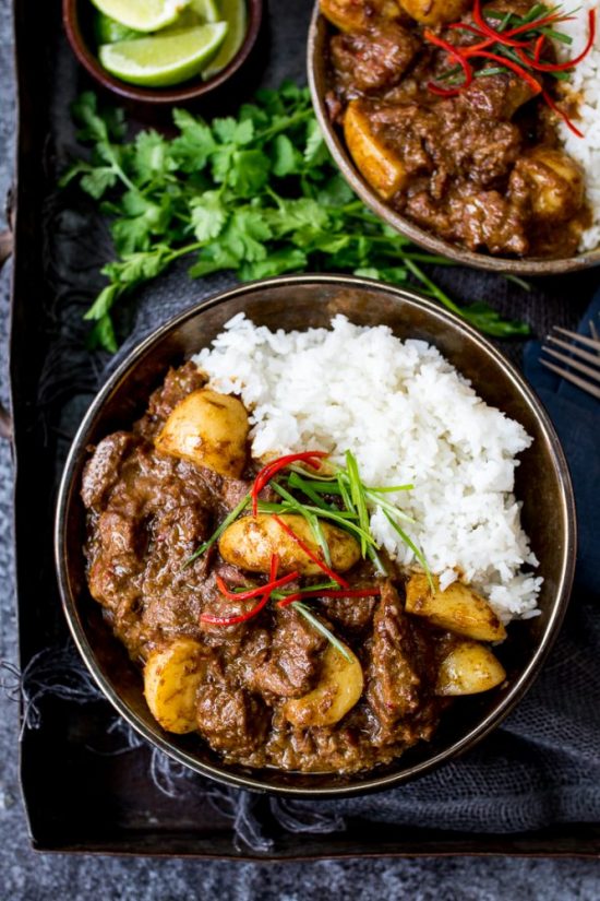 Healthy Slow Cooker Recipes: Beef Massaman Curry from Kitchen Sanctuary | The Health Sessions