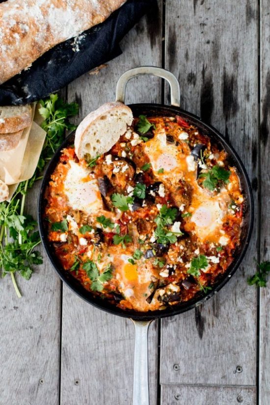 Eat Vegetables with Every Meal: Spiced Eggplant Shakshuka from The Brick Kitchen | The Health Sessions