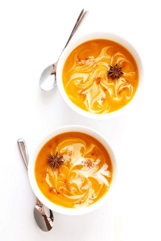 Tea Recipes: Chai-Spiced Butternut Squash Soup from Gimme Some Oven | The Health Sessions