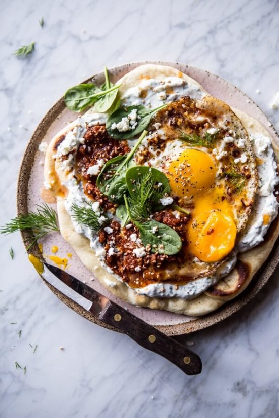 10 Healthy Egg Breakfasts: Turkish Fried Eggs in Herbed Yogurt from Half Baked Harvest | The Health Sessions