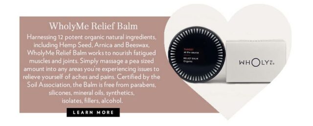 Banner WholyMe Relief Balm
