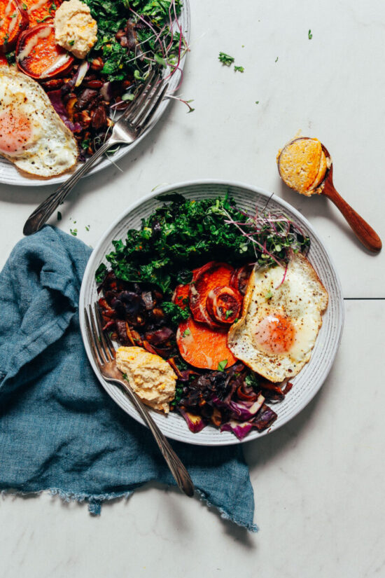 Winter Cabbages Recipes: The Simple But Good Breakfast Bowl by Minimalist Baker | The Health Sessions