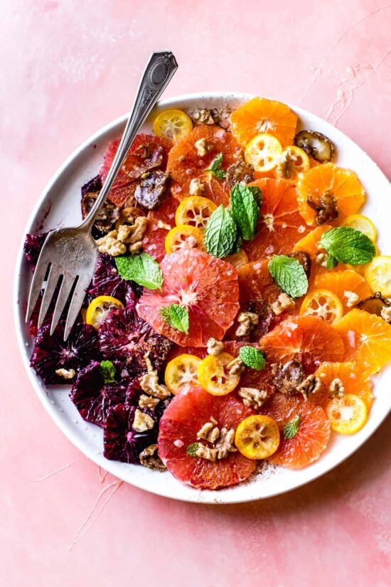 Winter Citrus Recipes: Winter Citrus Salad with Walnuts, Dates and Rose by The Bojon Gourmet | The Health Sessions