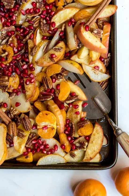 Winter Fruit Desserts: Spiced Baked Apples, Pears and Mandarins from Wonky Wonderful | The Health Sessions