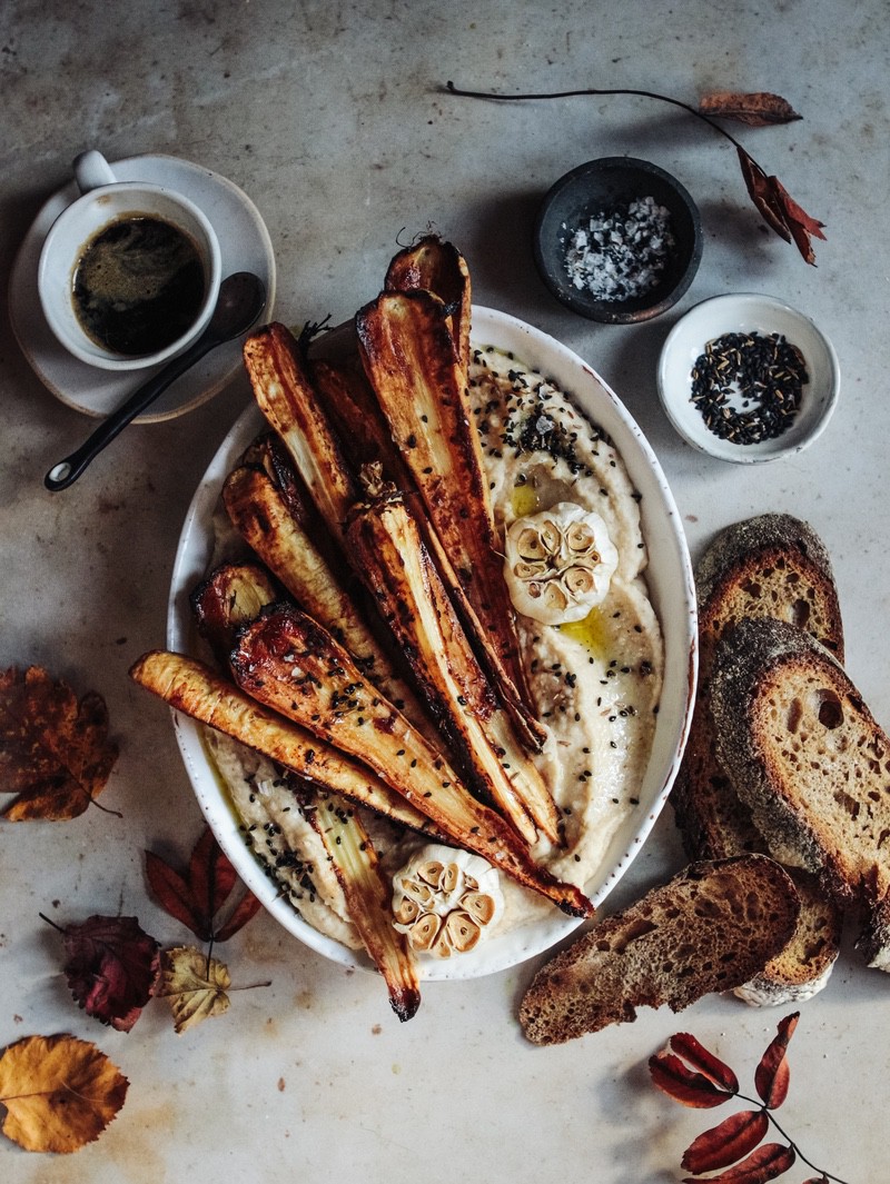 Healthy Side Dishes: Miso Roast Parsnips on Mustard Butterbean Mash from Rebel Recipes | The Health Sessions