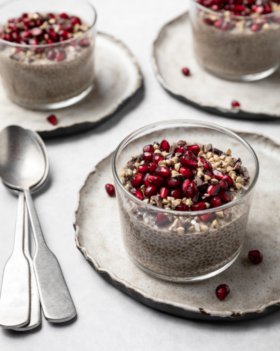 Reduce Your Refined Sugar Intake: Pomegranate Chia Pudding from Sprouts and Krauts | The Health Sessions