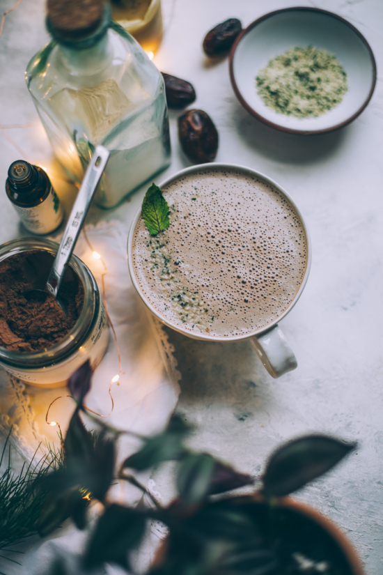 Reduce Your Refined Sugar Intake: Hemp Peppermint Hot Chocolate from Will Frolic for Food | The Health Sessions