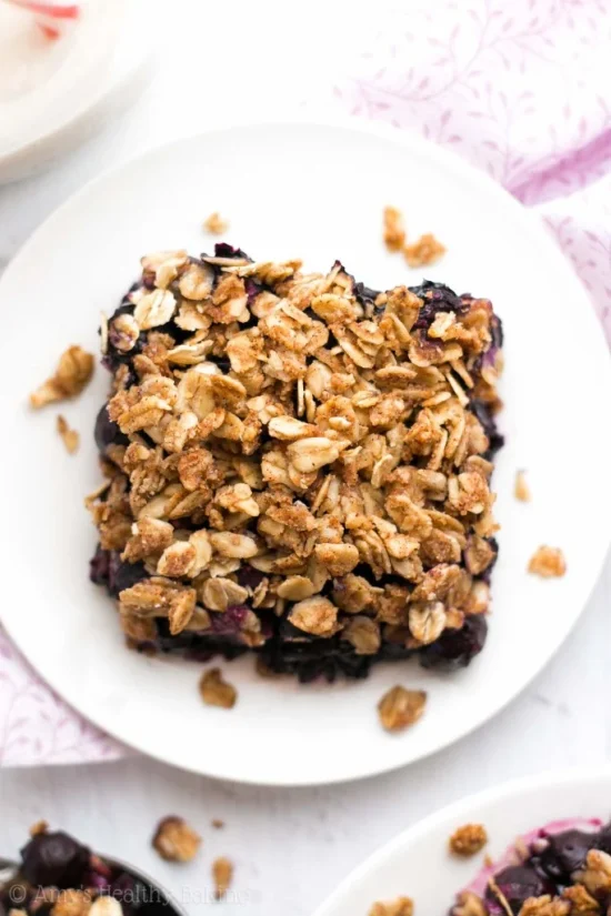 Reduce Your Refined Sugar Intake: The Ultimate Healthy Blueberry Crumble from Amy's Healthy Baking | The Health Sessions