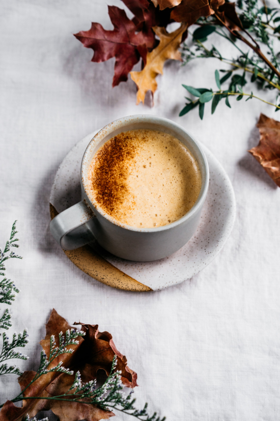 Reduce Your Refined Sugar Intake: Tahini Rose Rooibos Latte from Tending the Table | The Health Sessions