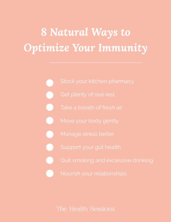 8 Natural Ways to Optimize Your Immunity | The Health Sessions