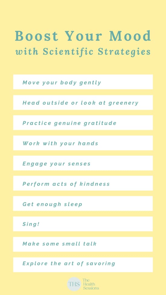 8 Science-Backed Strategies to Boost Your Mood | The Health Sessions