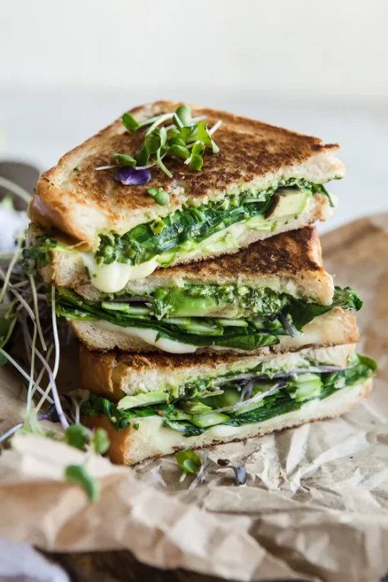 How to Eat the Rainbow: Green Goddess Grilled Cheese Sandwich from The Modern Proper | The Health Sessions