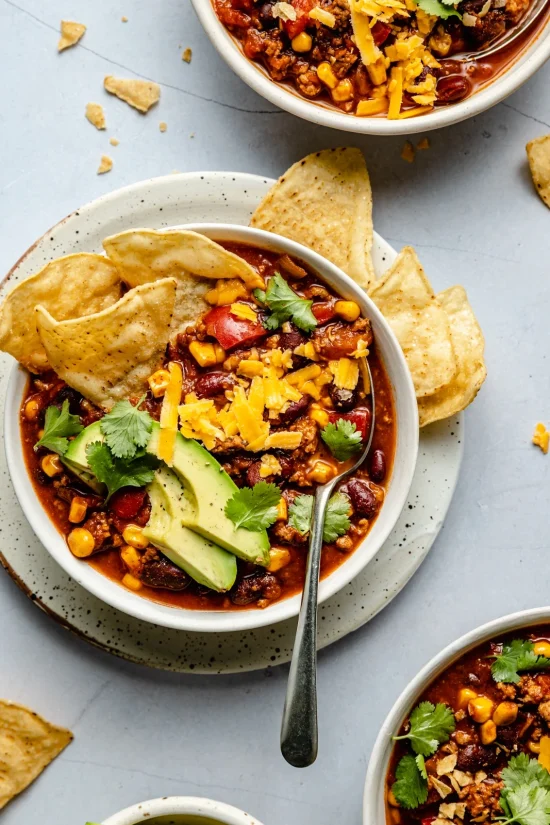 Make-Ahead Meals: The Best Healthy Turkey Chili by Ambitious Kitchen | The Health Sessions