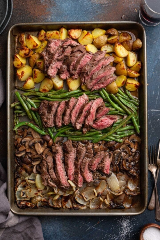 Sheet Pan Dinners: Steak and Vegetables from Olivia's Cuisine | The Health Sessions