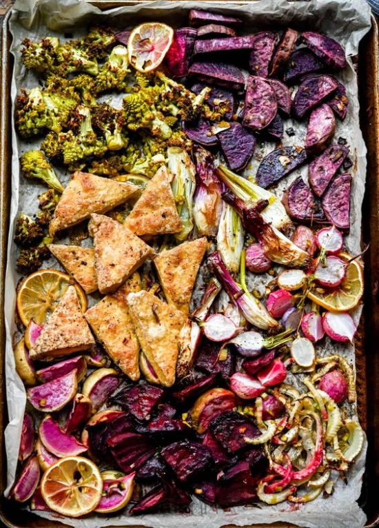 Sheet Pan Dinners: Roasted Vegetable and Tofu from Crowded Kitchen | The Health Sessions