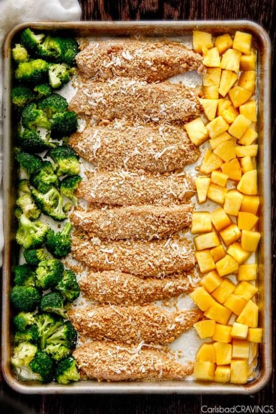 Sheet Pan Dinners: Thai Peanut Coconut Chicken from Carl's Bad Cravings The Health Sessions